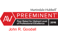 AV Preeminent- John R. Goodell Badge
