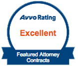 Avvo Rating Excellent - Featured Attorney Contracts
