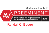 AV Preeminent - Randall C Budge Badge